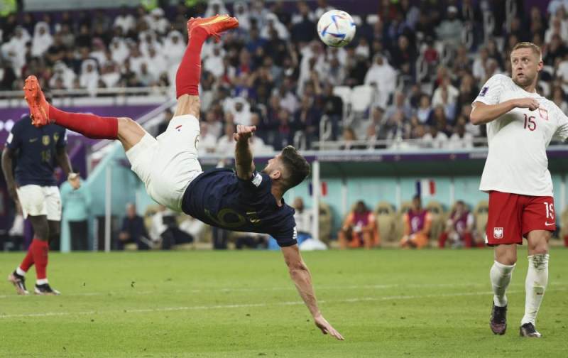 吉魯36歲世界杯進球 法國歷史射手王 吉魯24歲法甲生涯_世界杯歷史射手王