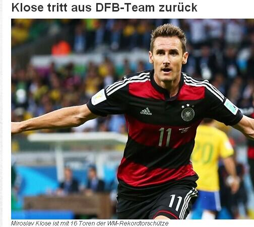 世界杯歷史總射手王是_克洛澤世界杯歷史射手王_克洛澤退出德國國家隊(duì)